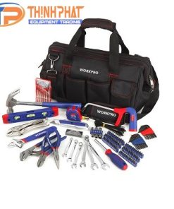 Bộ dụng cụ gia đình 156 chi tiết Workpro W009036