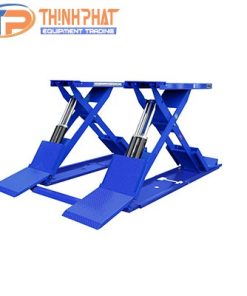 Cầu nâng cắt kéo nâng gầm với 2 ty thủy lực VXS-3.3T