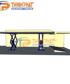 Cầu nâng ô tô vận thăng kiểu cắt kéo TPET