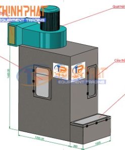 Hệ thống xử lý bụi và mùi sơn cho phòng sơn ô tô TPET