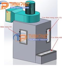 Hệ Thống Dập Bụi Sơn Bằng Màng Nước 5.5Hp TPET