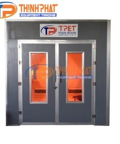 Phòng sơn sấy xe máy và chi tiết TPET có sấy