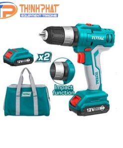 Máy khoan búa vặn vít dùng pin Total TIDLI1222