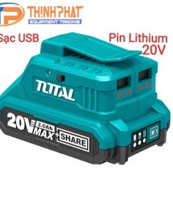 Đế sạc có cổng USB 20V Total TUCLI2001
