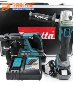 Bộ máy khoan máy mài góc dùng Pin Makita DLX2161X