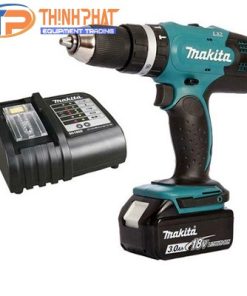 Máy khoan búa và vặn vít dùng pin Makita DHP453SFX8