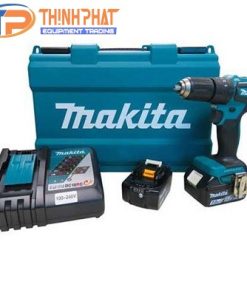 Máy khoan búa vặn vít dùng pin 18V Makita DHP483RTE