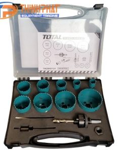 Bộ mũi khoét lỗ kim loại 13 chi tiết Total TACSH0131