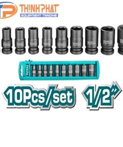 Bộ đầu tuýp 10 chi tiết 1/2" Total THISTD12101
