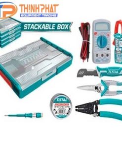 Bộ đồ nghề ngàng viễn thông 7 chi tiết Total THKTV02T071