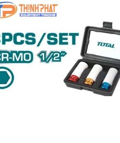 Bộ đầu tuýp lục giác 3 chi tiết Total THMLNS031