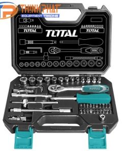 Bộ tuýp 1/4" 45 chi tiết 4-14mm Total THT141451