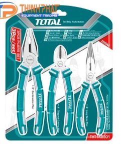 Bộ kìm cắt, kìm điện và kìm mỏ nhọn Total THT1K0301