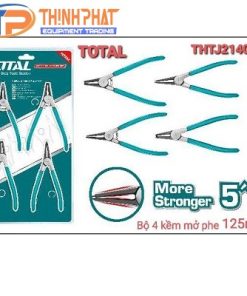 Bộ kìm mở phe 4 chi tiết 125mm Total THTJ214041
