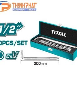Bộ tuýp 10 chi tiết 1/2" Total THTL121101
